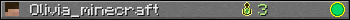 Olivia_minecraft userbar 350x20