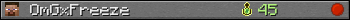 OmGxFreeze userbar 350x20