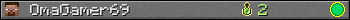 OmaGamer69 userbar 350x20