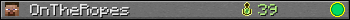 Benutzerleisten 350x20 für OnTheRopes