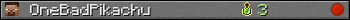 OneBadPikachu userbar 350x20