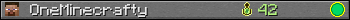 OneMinecrafty userbar 350x20