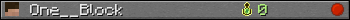 Benutzerleisten 350x20 für One__Block