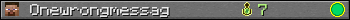 Onewrongmessag userbar 350x20