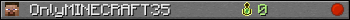 OnlyMINECRAFT35 userbar 350x20