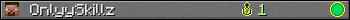 OnlyySkillz userbar 350x20