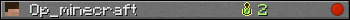 Op_minecraft userbar 350x20