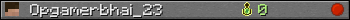 Opgamerbhai_23 userbar 350x20