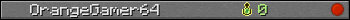 OrangeGamer64 userbar 350x20