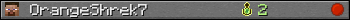 OrangeShrek7 userbar 350x20