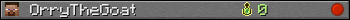 OrryTheGoat userbar 350x20