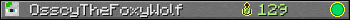 OsscyTheFoxyWolf userbar 350x20