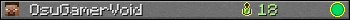 OsuGamerVoid userbar 350x20