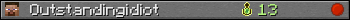 Outstandingidiot userbar 350x20