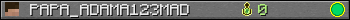 PAPA_ADAMA123MAD userbar 350x20