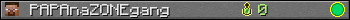 PAPAnaZONEgang userbar 350x20