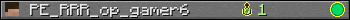 PE_RRR_op_gamer6 userbar 350x20