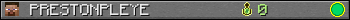 PRESTONPLEYE userbar 350x20