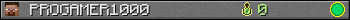 PROGAMER1000 userbar 350x20