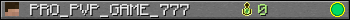 PRO_PVP_GAME_777 userbar 350x20