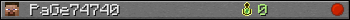 Benutzerleisten 350x20 für PaGe74740