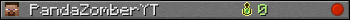 PandaZomberYT userbar 350x20