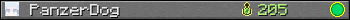 PanzerDog userbar 350x20