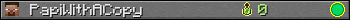 PapiWithACopy userbar 350x20