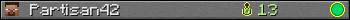 Partisan42 userbar 350x20