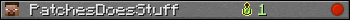 PatchesDoesStuff userbar 350x20