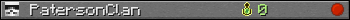 PatersonClan userbar 350x20