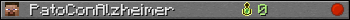 PatoConAlzheimer userbar 350x20