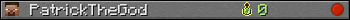 PatrickTheGod userbar 350x20