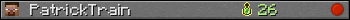 PatrickTrain userbar 350x20