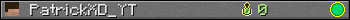 PatrickXD_YT userbar 350x20