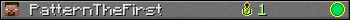Benutzerleisten 350x20 für PatternTheFirst
