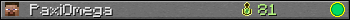 PaxiOmega userbar 350x20