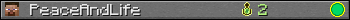 PeaceAndLife userbar 350x20