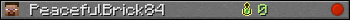 PeacefulBrick84 userbar 350x20