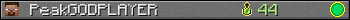 PeakGODPLAYER userbar 350x20