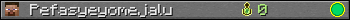 Pefasyeyomejalu userbar 350x20