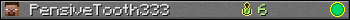 PensiveTooth333 userbar 350x20