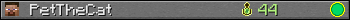 PetTheCat userbar 350x20