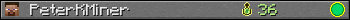 Benutzerleisten 350x20 für PeterKMiner