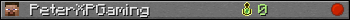 PeterXPGaming userbar 350x20