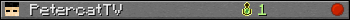 PetercatTV userbar 350x20