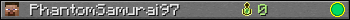 PhantomSamurai97 userbar 350x20