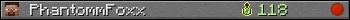 PhantommFoxx userbar 350x20