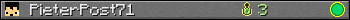 PieterPost71 userbar 350x20