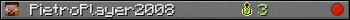 PietroPlayer2008 userbar 350x20